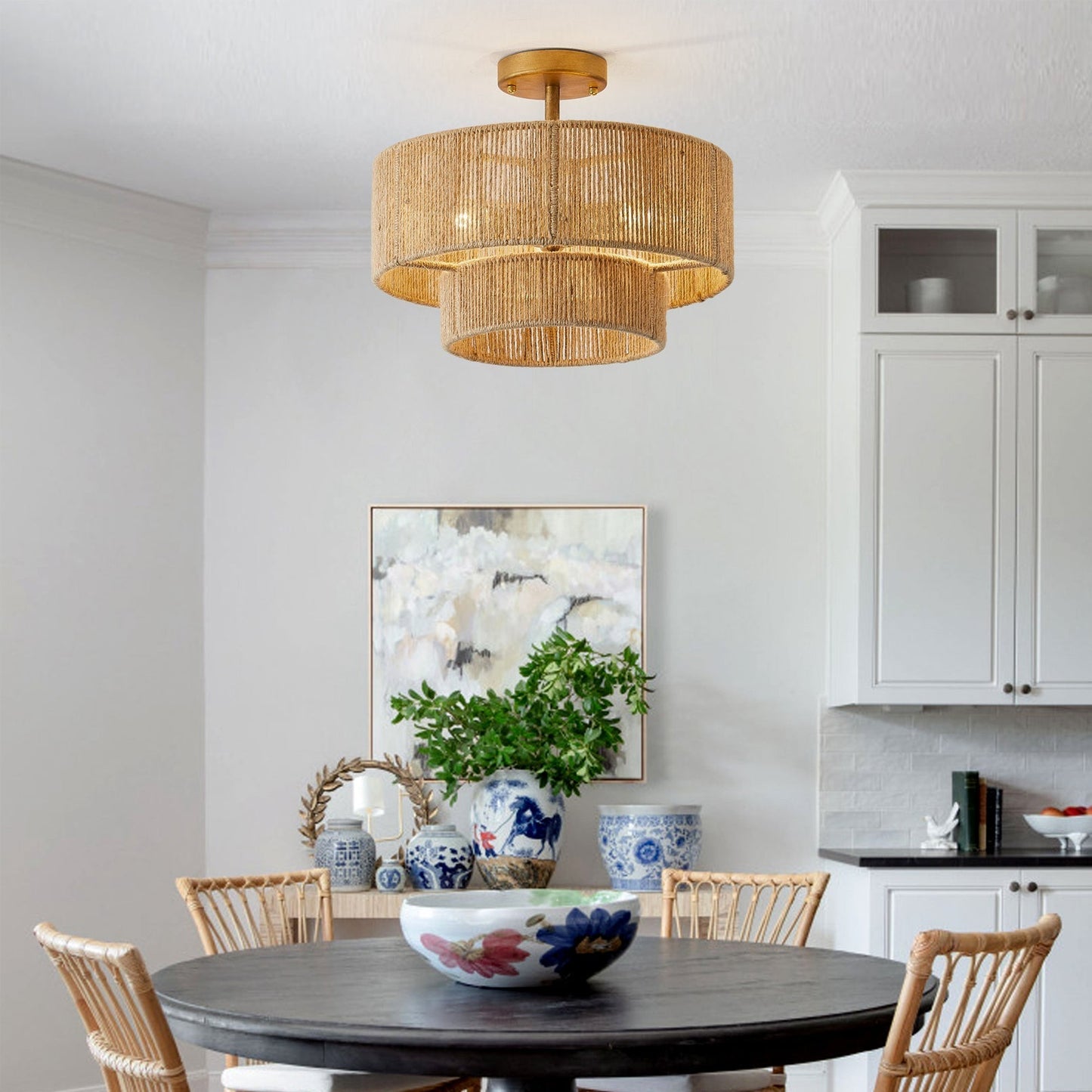 LuxeSol - Ceiling Lamp with Delicate Finish and Sophisticated Glow