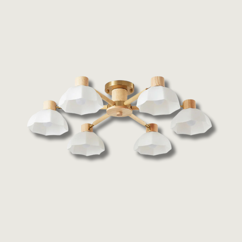 FloraAura - Ceiling Lamp with Flower Shape and Cozy Light Spread