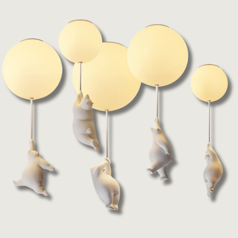 BearHaven - Cozy Children's Ceiling Lamp