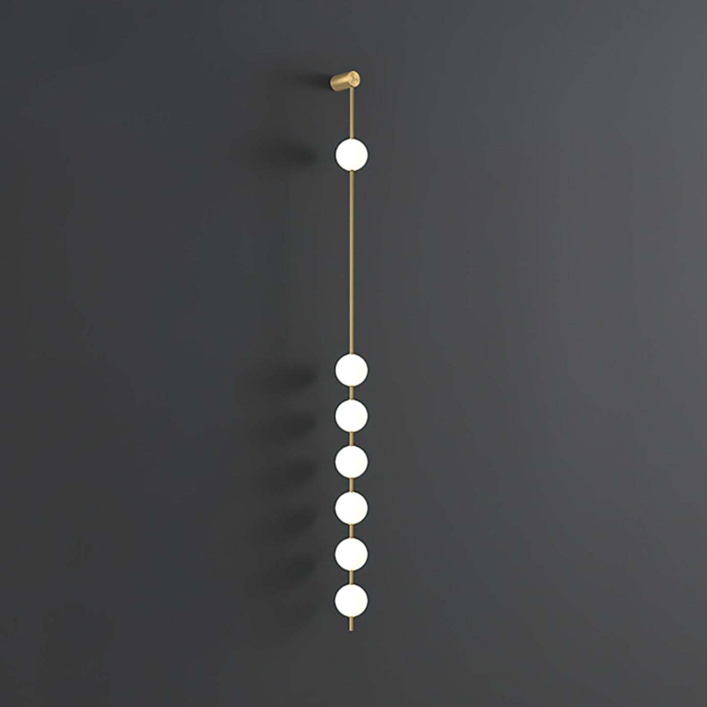 StreamGold – Modern Vertical Wall Lamp with Gold Accents