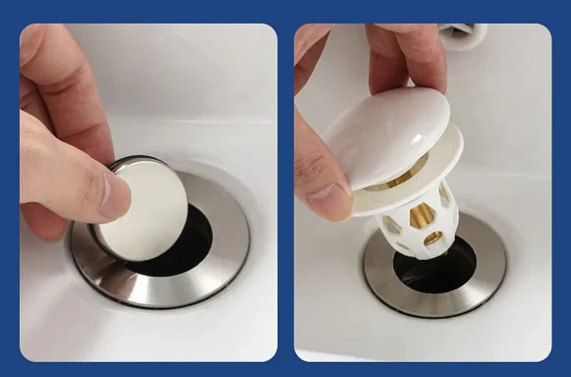 FlixFilter™ - prevent clogs in bathroom - perfect fit for different drain hole