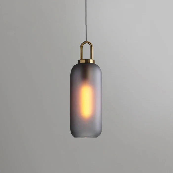 LumiGlaze - Sleek Glass Lamp for Modern Ambiance