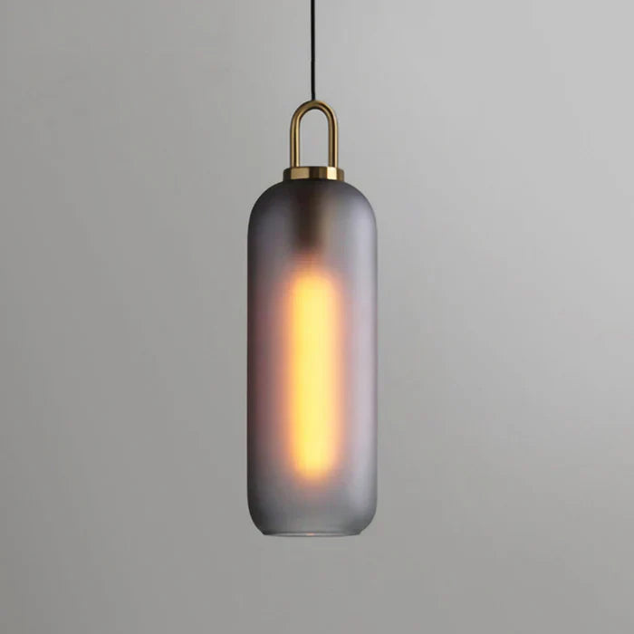 LumiGlaze - Sleek Glass Lamp for Modern Ambiance