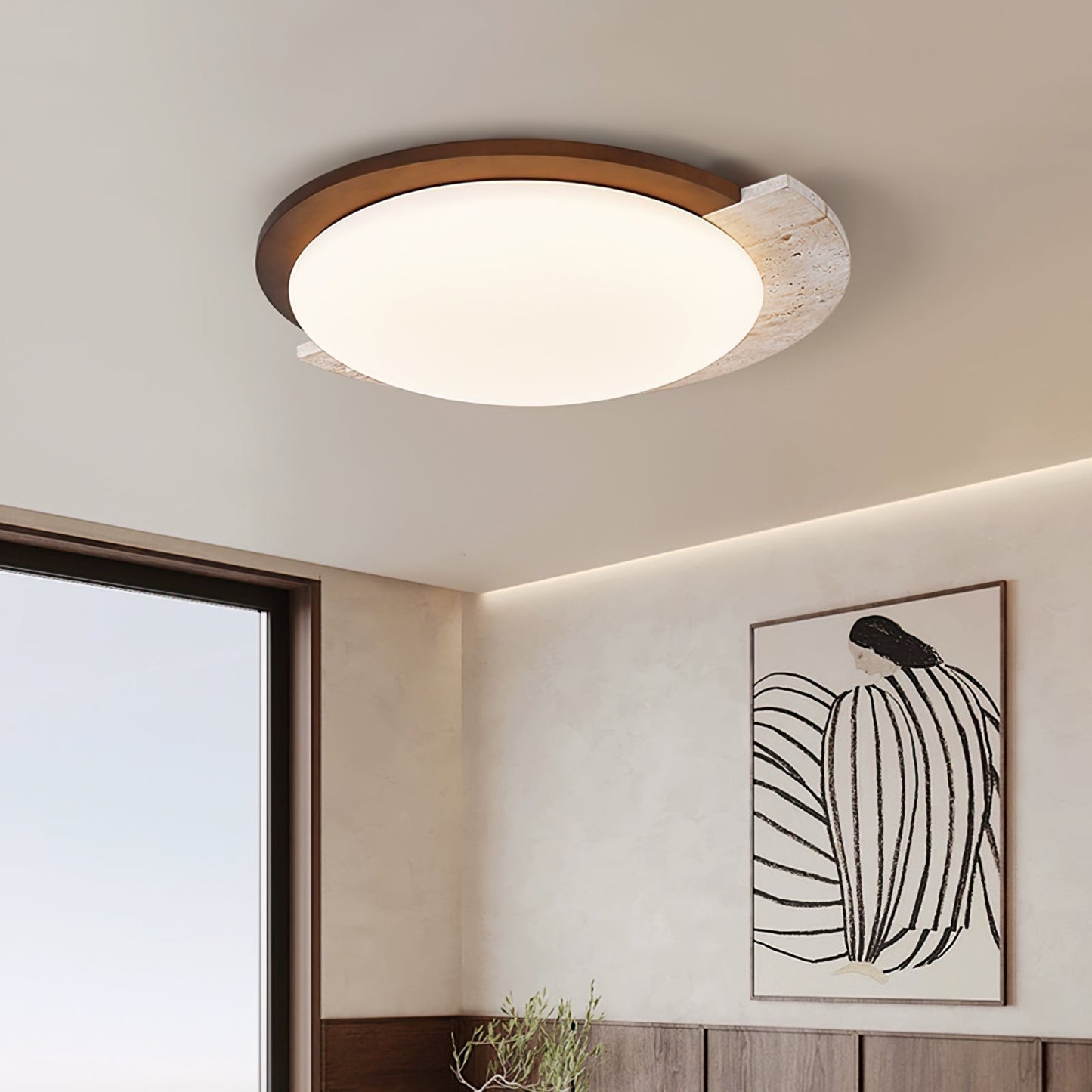 LuxeAncien - Ceiling Lamp with Retro Design and Soft Lighting