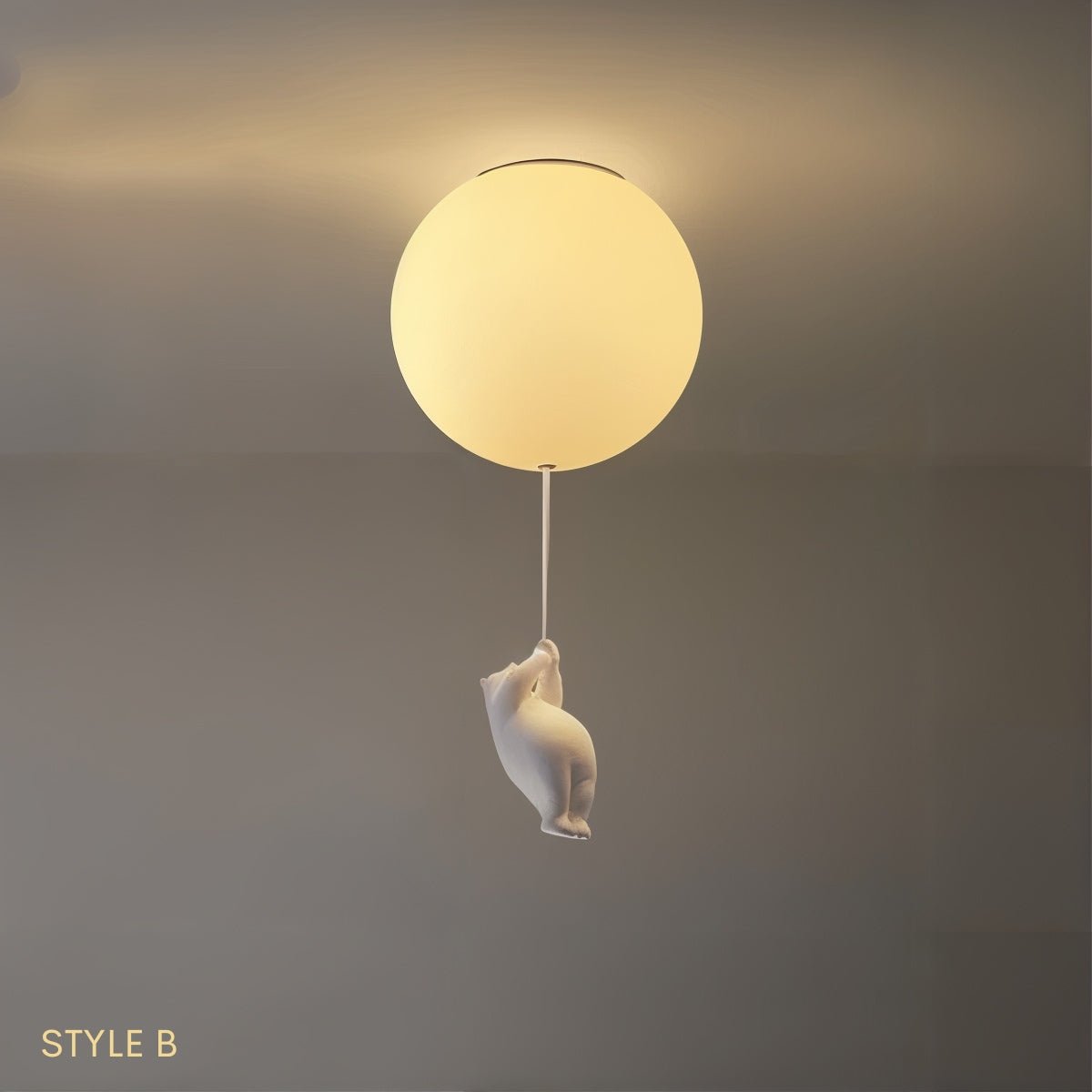 BearHaven - Cozy Children's Ceiling Lamp