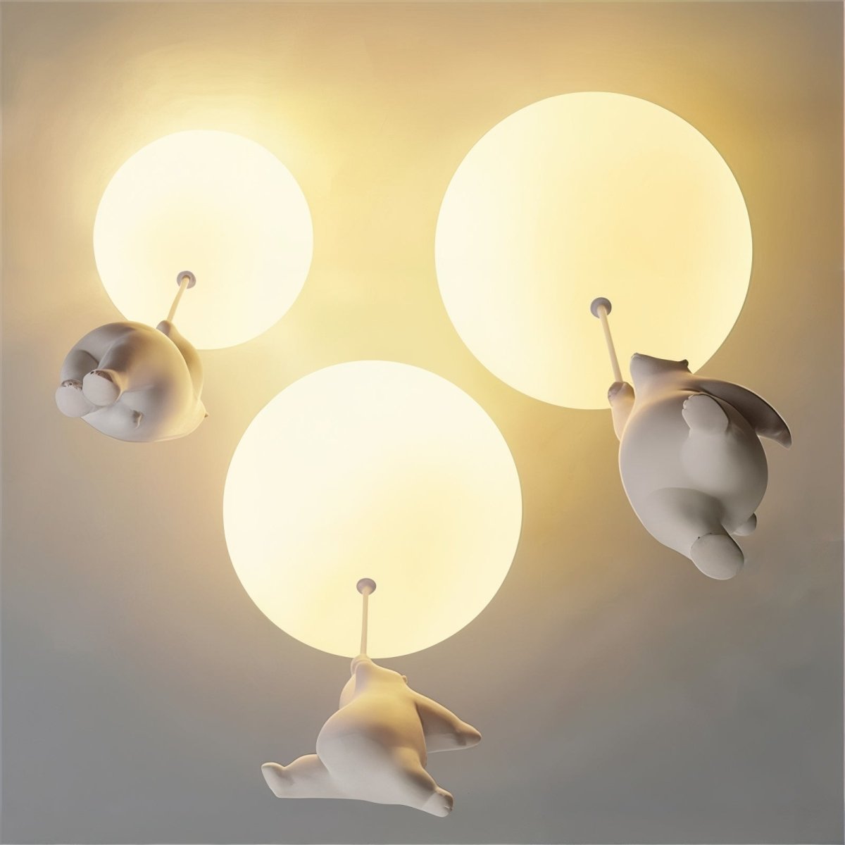 BearHaven - Cozy Children's Ceiling Lamp