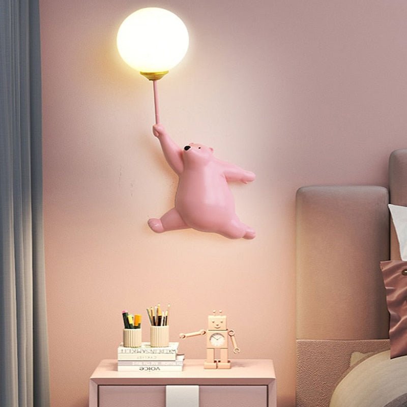 BearLuxe - Wall Lamp with Charming Bear and Warm Glow