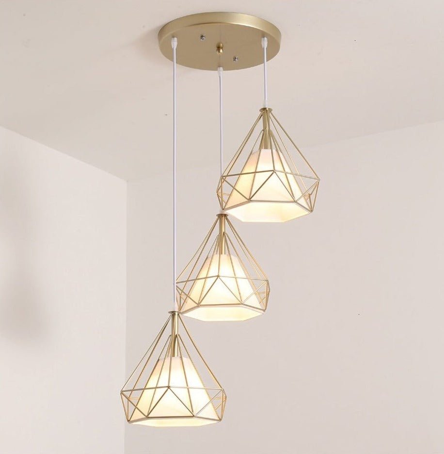 SteelAura – Modern Industrial Ceiling Light