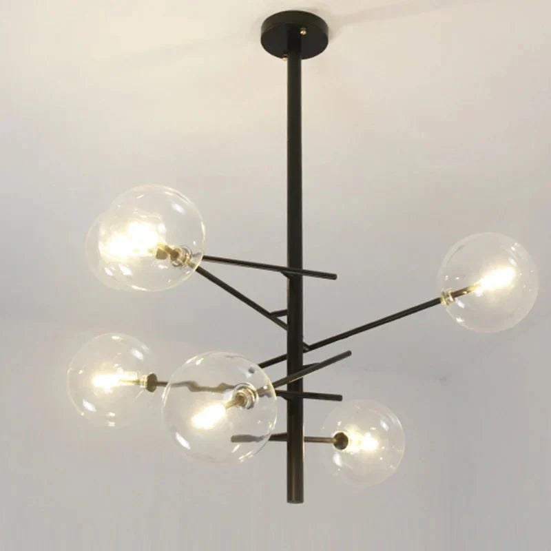 OpalShine – Sophisticated Glass Chandelier for Luxury Homes
