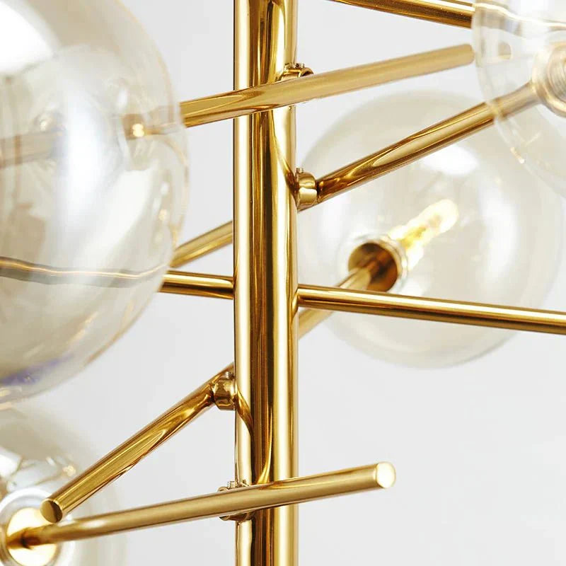 OpalShine – Sophisticated Glass Chandelier for Luxury Homes