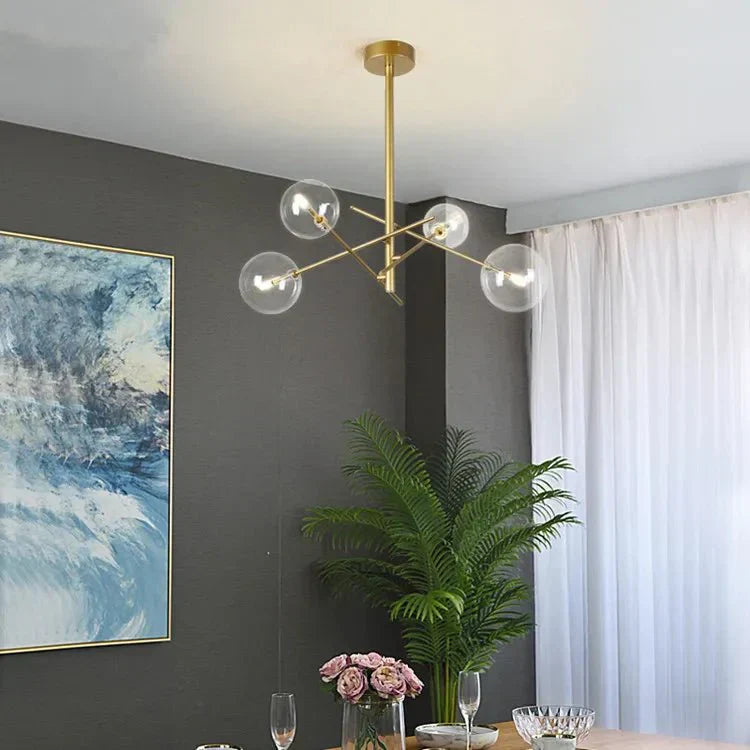 OpalShine – Sophisticated Glass Chandelier for Luxury Homes