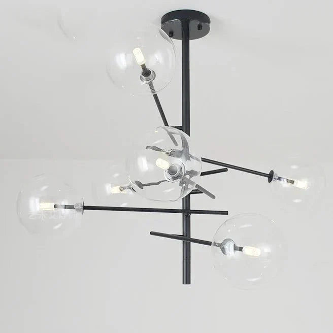 OpalShine – Sophisticated Glass Chandelier for Luxury Homes