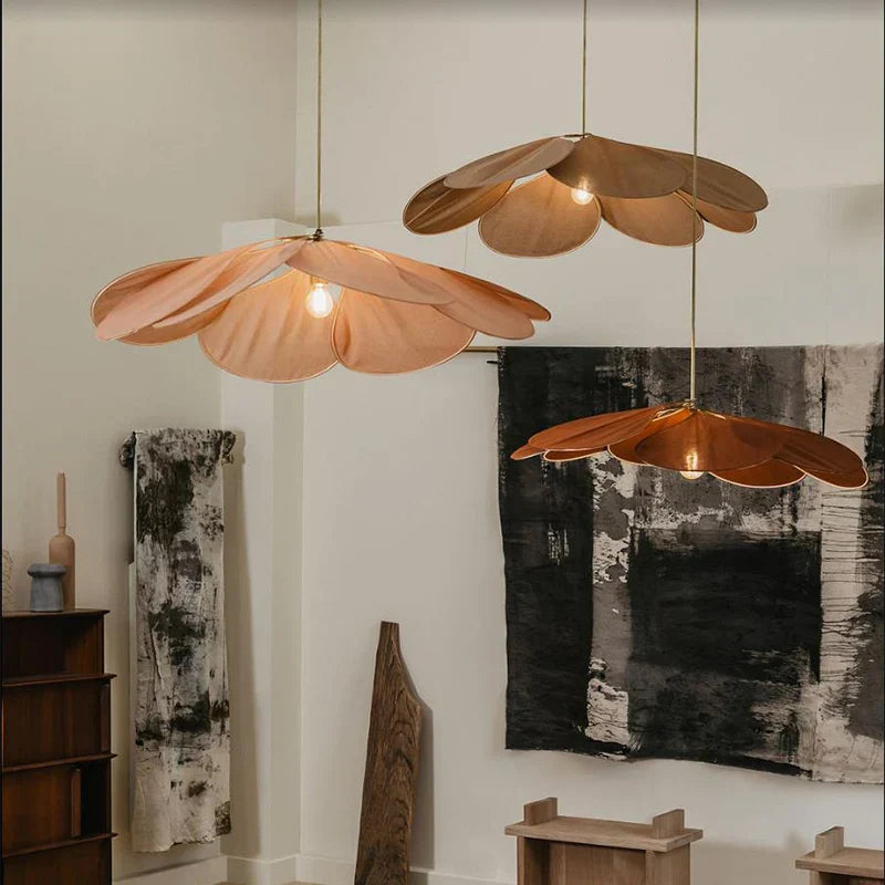 Thelittleesse™ Petal Pendant Light – Elegant Floral Ceiling Lamp for Soft Ambient Interiors