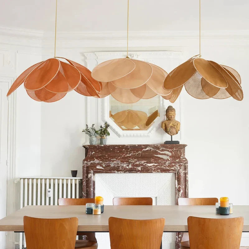 Thelittleesse™ Petal Pendant Light – Elegant Floral Ceiling Lamp for Soft Ambient Interiors