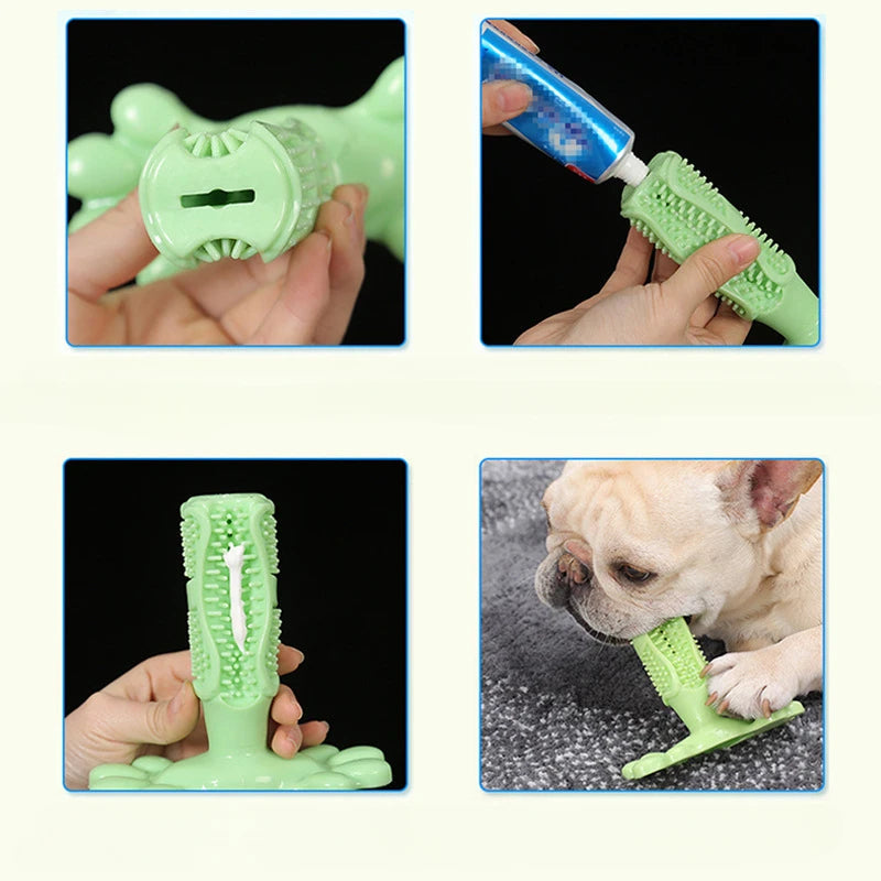 CalmingTeeth - Durable Dog Chew Toy Toothbrush