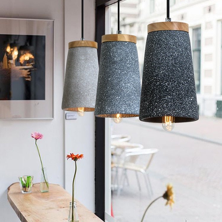 UrbanAura – Stylish Cement Pendant Lamp