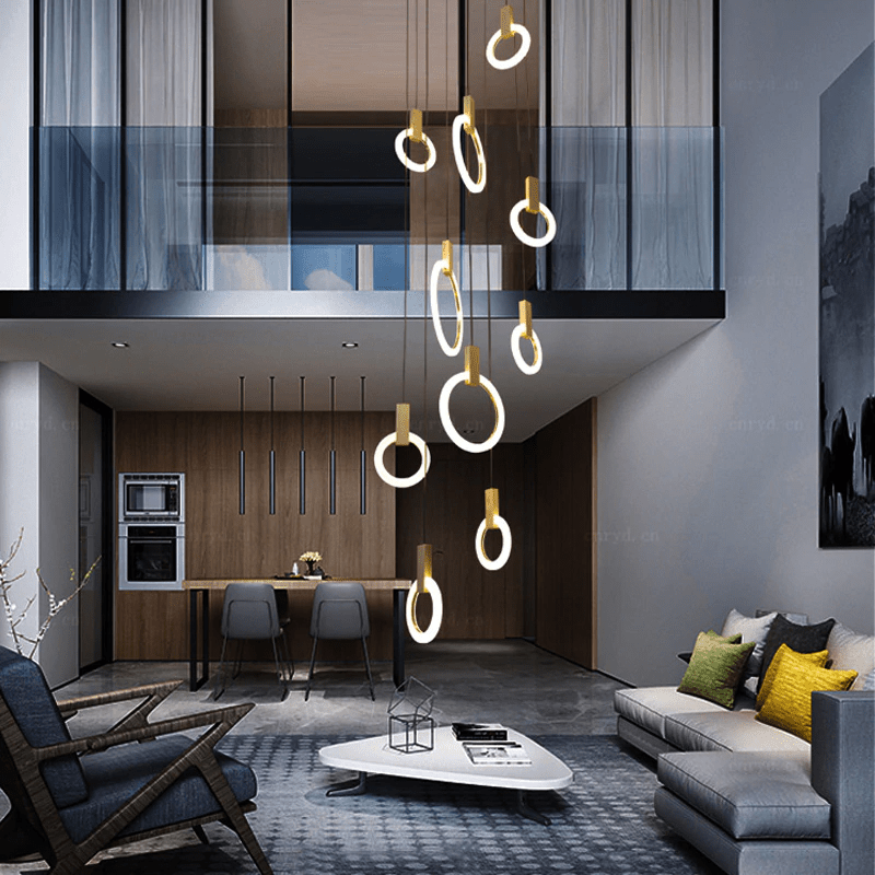 NatureLuxe - Wooden Chandelier for Elegant Illumination