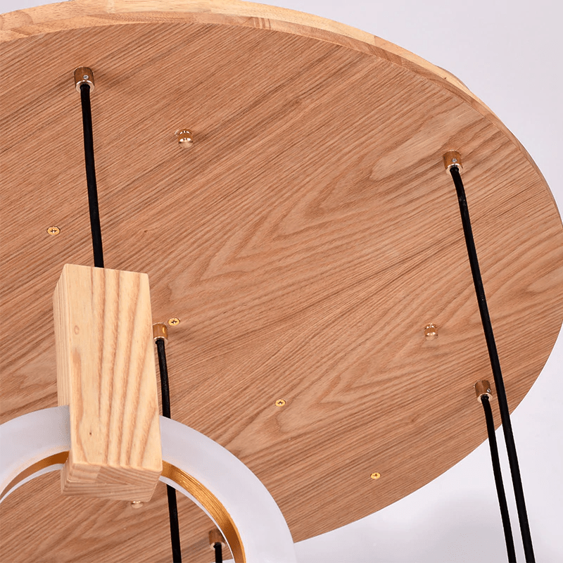 NatureLuxe - Wooden Chandelier for Elegant Illumination