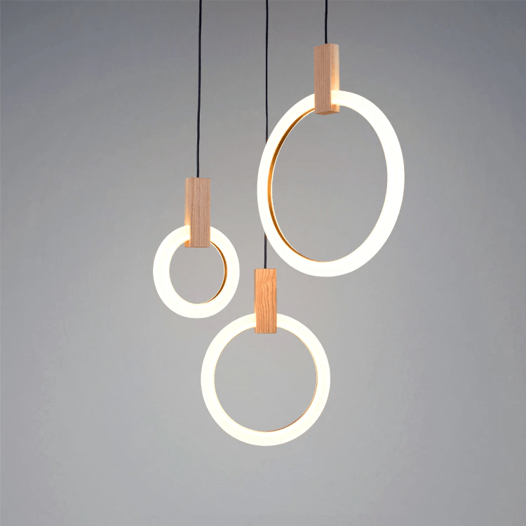 NatureLuxe - Wooden Chandelier for Elegant Illumination