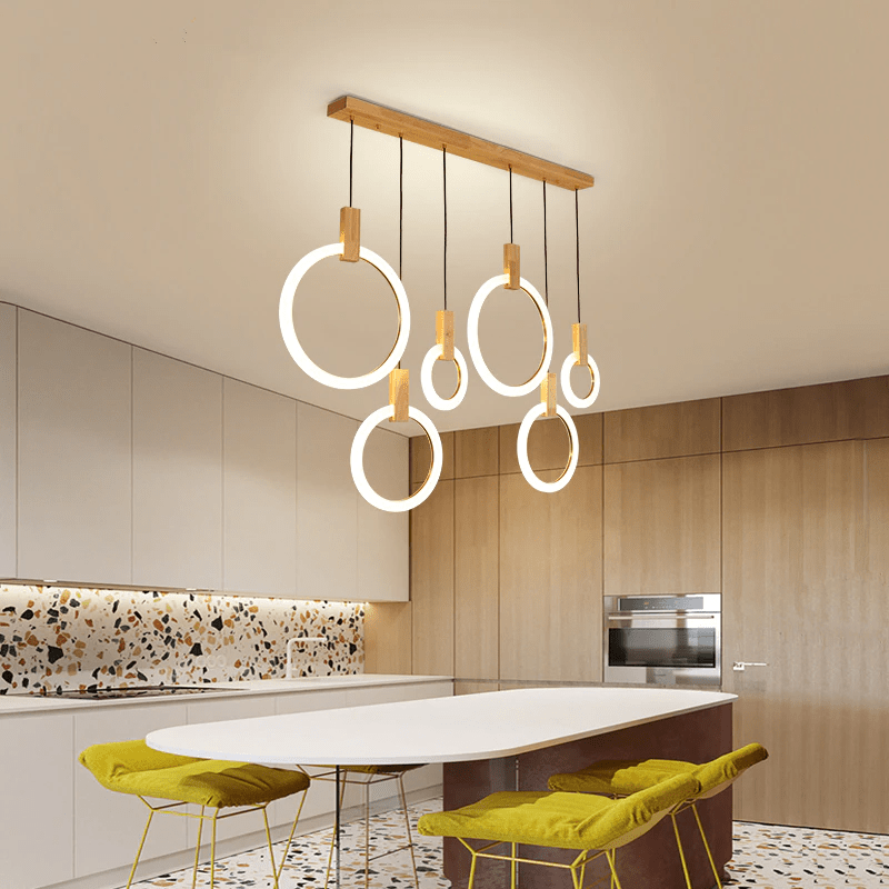 NatureLuxe - Wooden Chandelier for Elegant Illumination