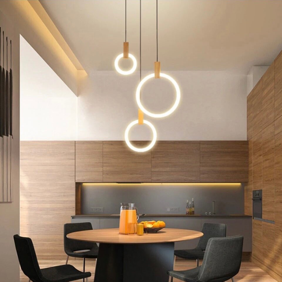 NatureLuxe - Wooden Chandelier for Elegant Illumination