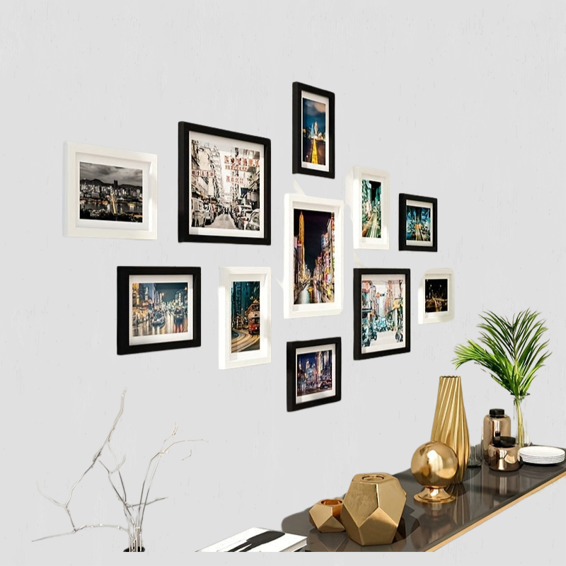 InstaFrame - No-Drill 11-Piece Picture Frame Set