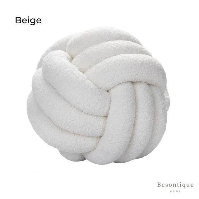 Hand-woven Knotted Ball Cushion │ Sofa Living Room Decorative Spherical Throw Pillow