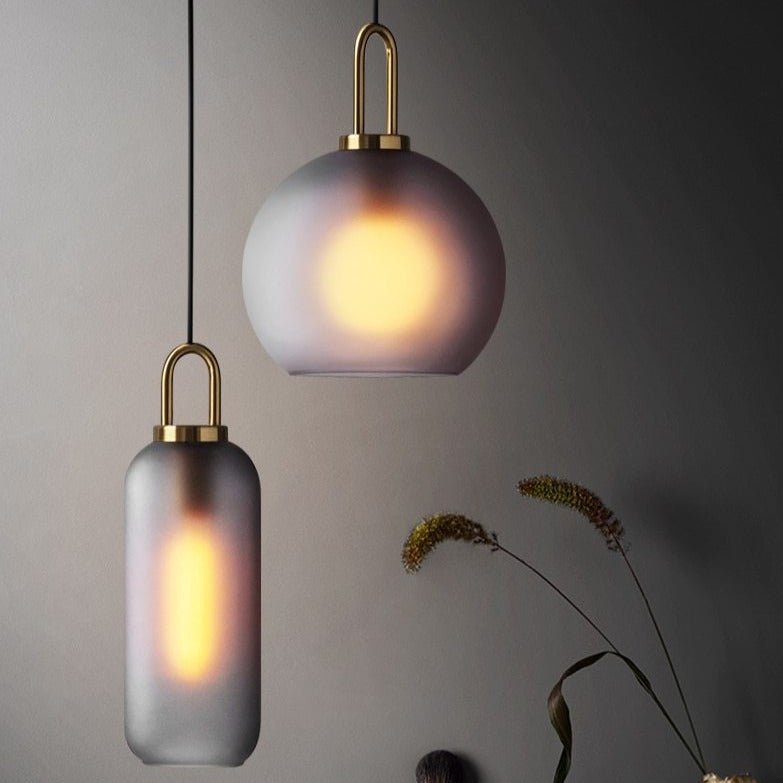 LumiGlaze - Sleek Glass Lamp for Modern Ambiance