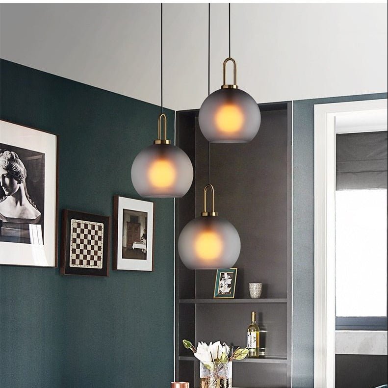 LumiGlaze - Sleek Glass Lamp for Modern Ambiance