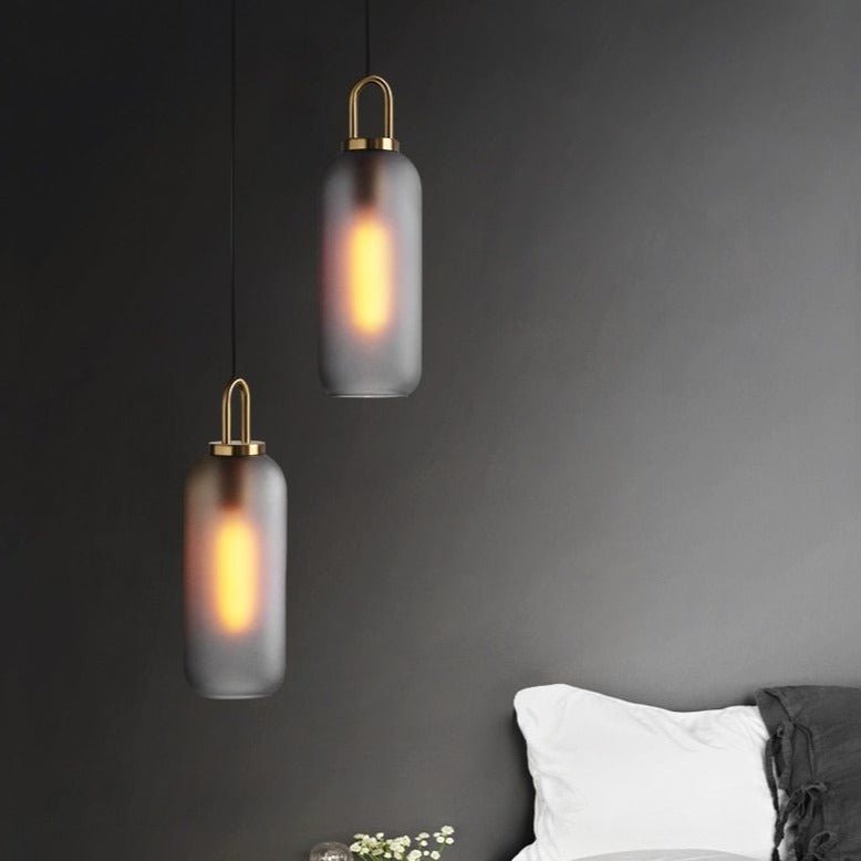 LumiGlaze - Sleek Glass Lamp for Modern Ambiance