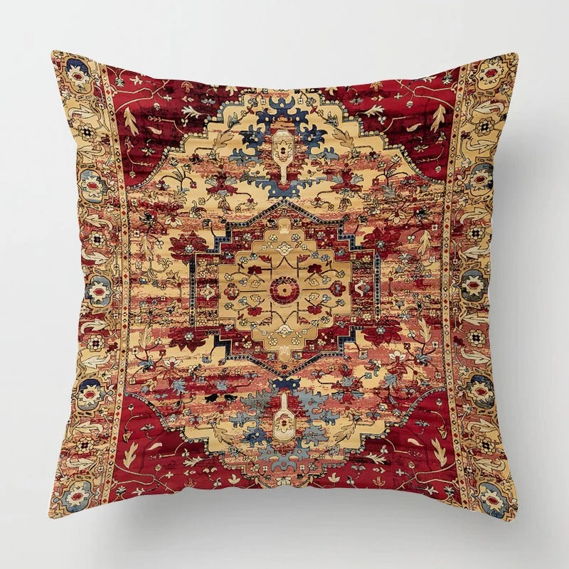 Cushion cover with Moroccan Ethno pattern | LuxeEthnic