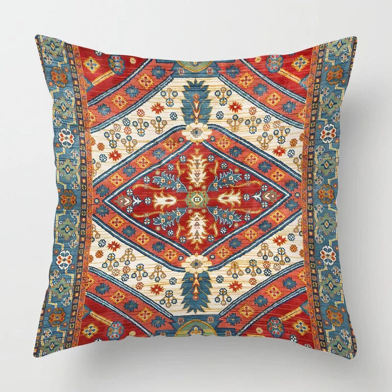 Cushion cover with Moroccan Ethno pattern | LuxeEthnic