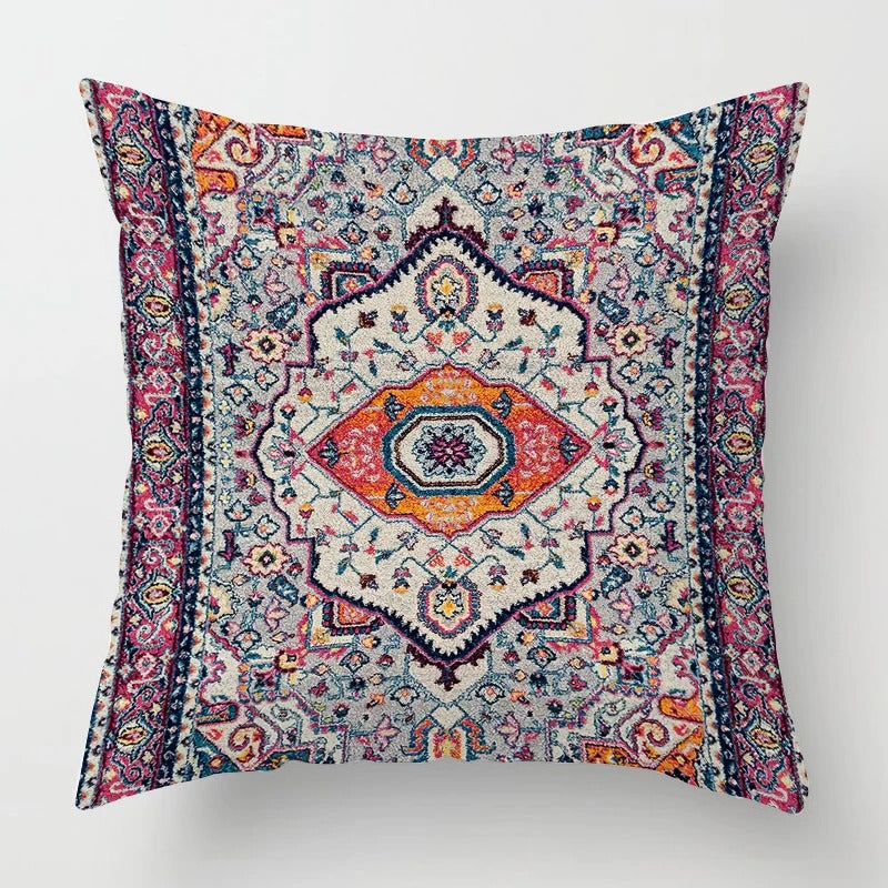 Cushion cover with Moroccan Ethno pattern | LuxeEthnic
