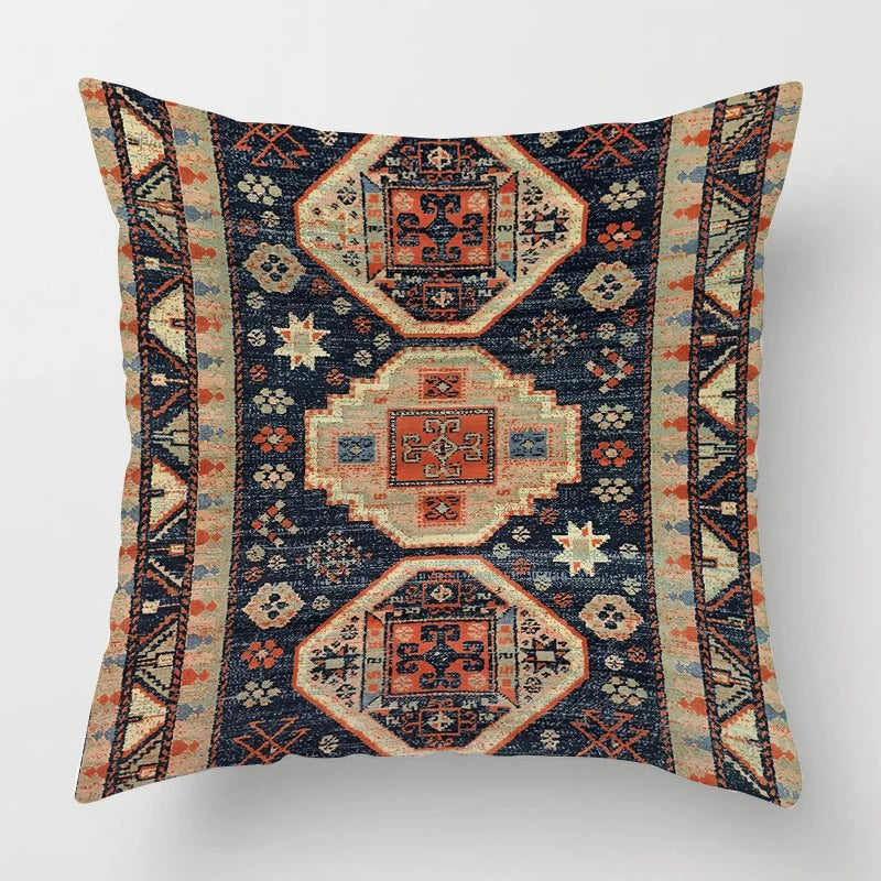 Cushion cover with Moroccan Ethno pattern | LuxeEthnic