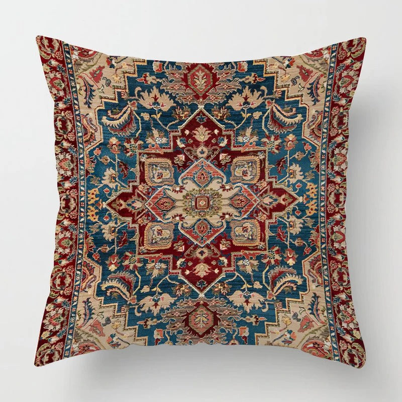 Cushion cover with Moroccan Ethno pattern | LuxeEthnic