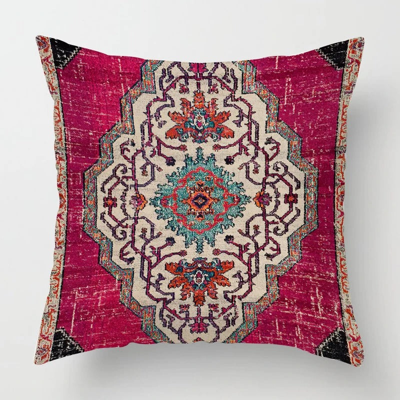Cushion cover with Moroccan Ethno pattern | LuxeEthnic