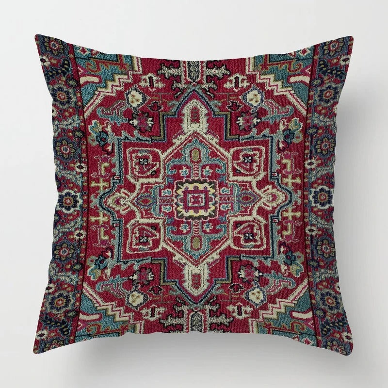 Cushion cover with Moroccan Ethno pattern | LuxeEthnic