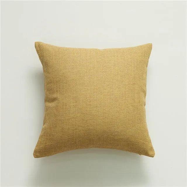 Minimal Linen Cushion Cover with Tassels │ Nordic Home Soft Decorative Pillowcase