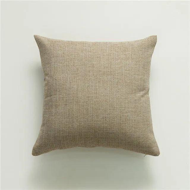 Minimal Linen Cushion Cover with Tassels │ Nordic Home Soft Decorative Pillowcase