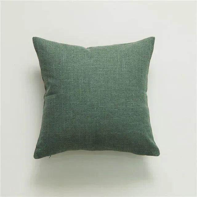 Minimal Linen Cushion Cover with Tassels │ Nordic Home Soft Decorative Pillowcase