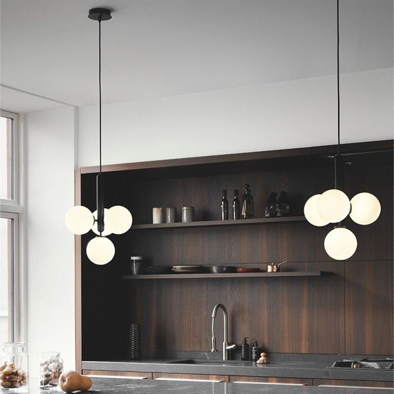 CrystalGlow – Modern Glass and Aluminium Hanging Light