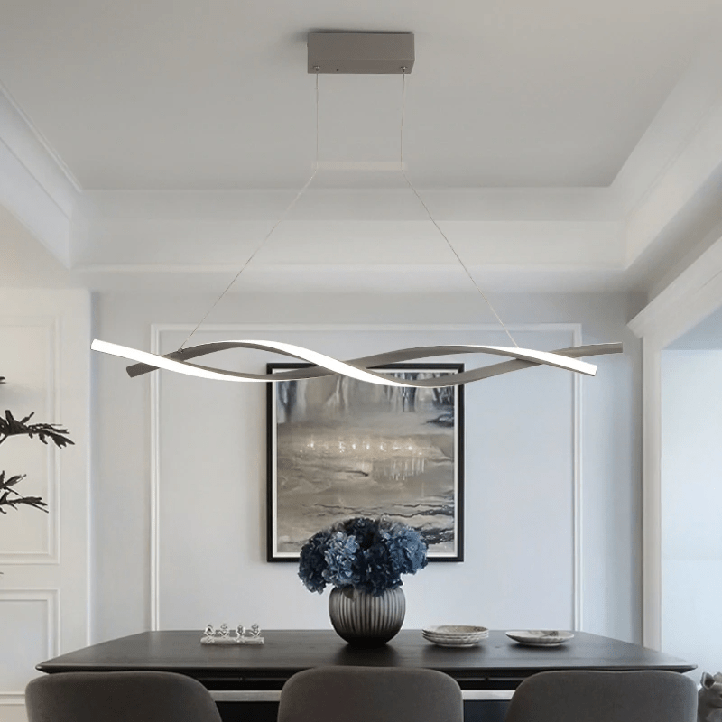 TwirlLuxe - Modern Spiral Chandelier