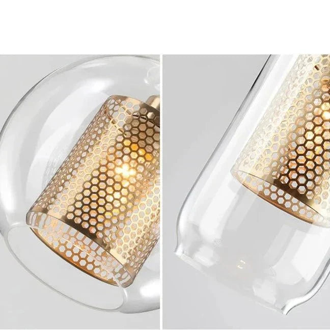 UrbanBeam – Stylish Iron and Glass Hanging Light