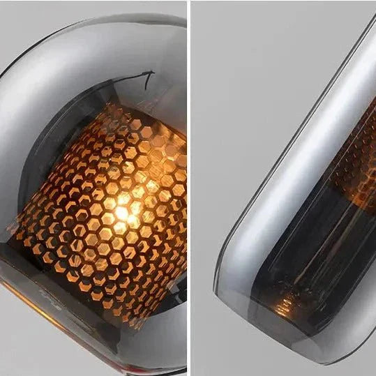 UrbanBeam – Stylish Iron and Glass Hanging Light