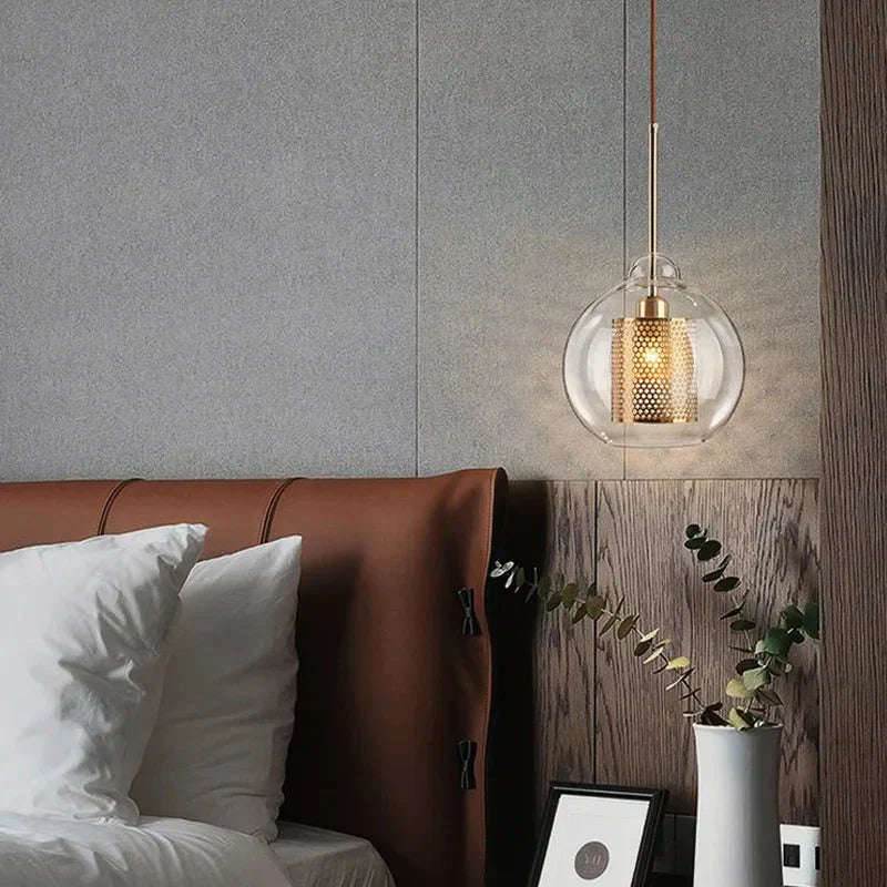 UrbanBeam – Stylish Iron and Glass Hanging Light