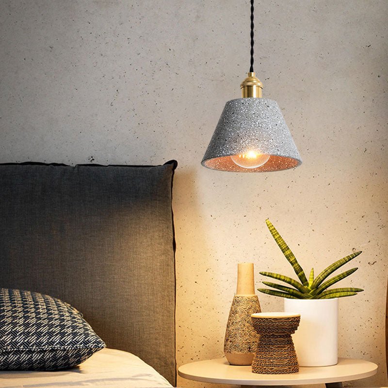 UrbanLume – Modern Cement Hanging Lamp