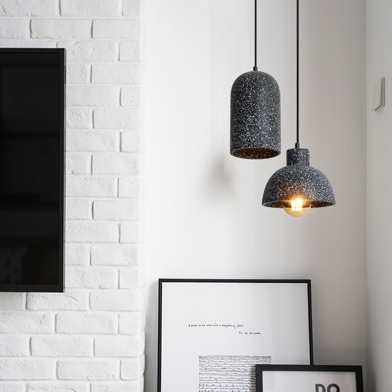 UrbanLume – Modern Cement Hanging Lamp