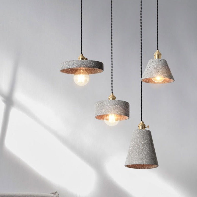 UrbanLume – Modern Cement Hanging Lamp