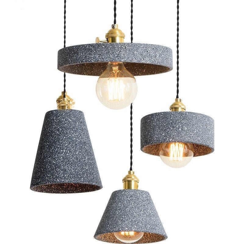 UrbanLume – Modern Cement Hanging Lamp