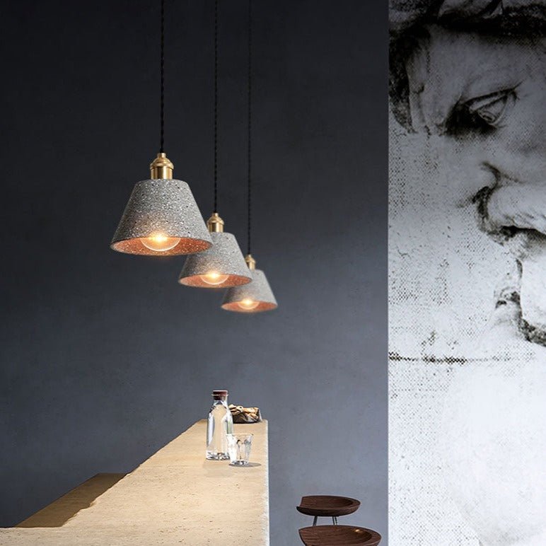 UrbanLume – Modern Cement Hanging Lamp